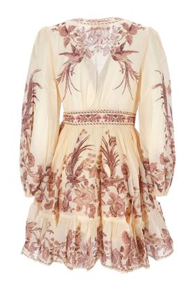 Beige/multicolour woman dress Zimmermann | 1469DSS243CREAM/PINK BIRD